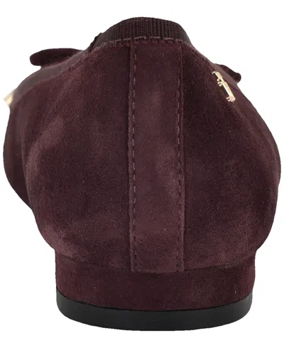 Tommy Hilfiger Kimio Pointed Toe Flat In Purple