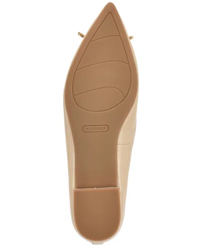 Tommy Hilfiger Kimio Pointed Toe Flat In Neutral