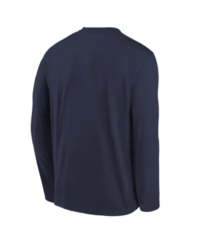 Nike Big Boys And Girls Navy Dallas Cowboys Primetime Legend Iconâ Long Sleeve Performance T-shirt In Blue