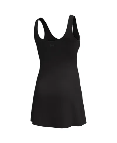 Under Armour Women's Black Wisconsin Badgers Gameday Motion Active Dress In Black