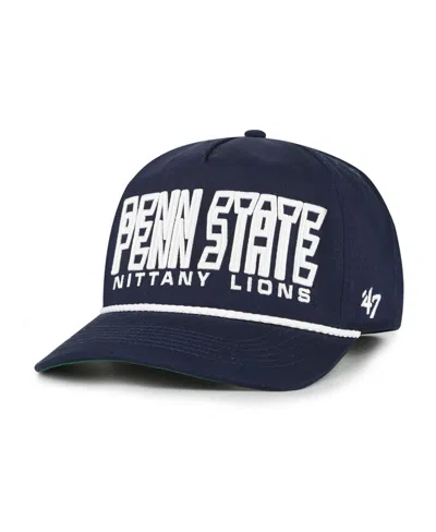 47 Brand Big Boys And Girls Navy Penn State Nittany Lions Byline Hitch Adjustable Hat In Brown