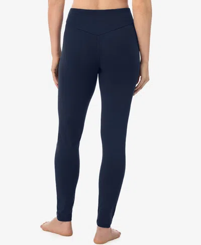 Cuddl Duds Women's High Rise Leggings In Blue