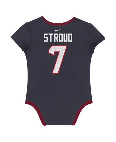 Nike Baby Boys And Girls 3-pack C.j. Stroud Houston Texans Name Number Bodysuit Set In Multi