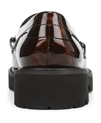 Franco Sarto Women's Senna Round Toe Lug Sole Loafers In Brown