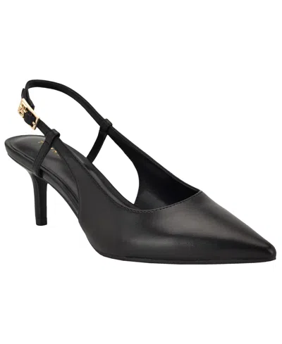 Tommy Hilfiger Cerizza Slingback Pointed Toe Pump In Black