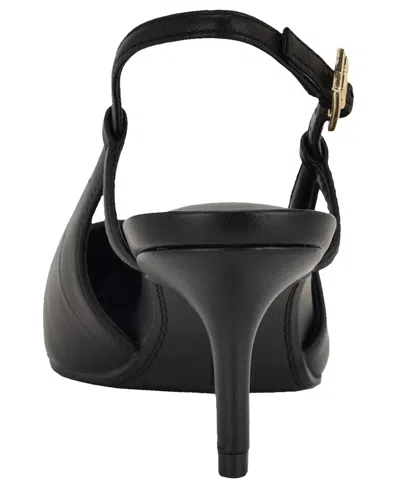 Tommy Hilfiger Cerizza Slingback Pointed Toe Pump In Black