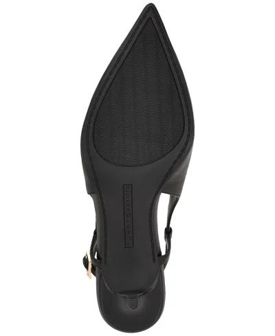 Tommy Hilfiger Cerizza Slingback Pointed Toe Pump In Black