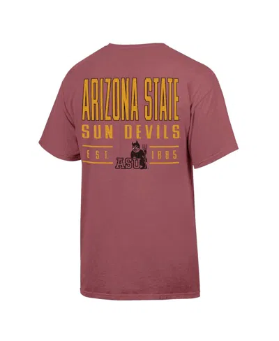 Comfortwash Men's Maroon Arizona State Sun Devils Big Name T-shirt In Burgundy