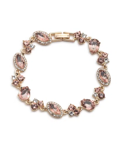 Givenchy Foldover Crystal Stone Flex Bracelet In Multi