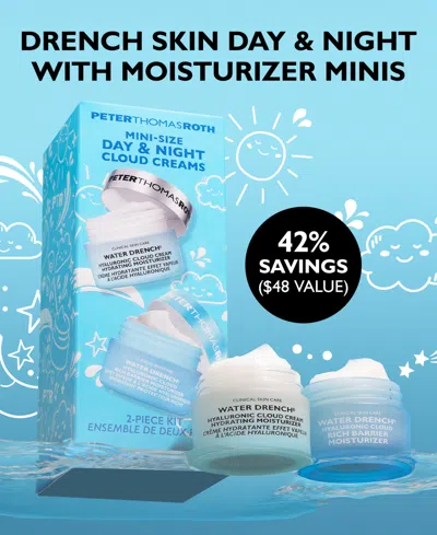 Peter Thomas Roth Mini-size Day & Night Cloud Creams 2-piece Kit In Transparent