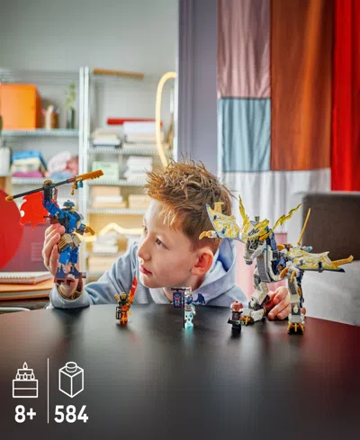 Lego Ninjago Rogue's Mech Dragon Rider 71843 Toy Building Set, 584 Pieces In Multi