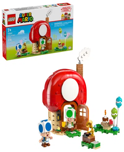 Lego Super Mario Party At Toad's House Kids Toy 72041, 276 Pieces In Multi