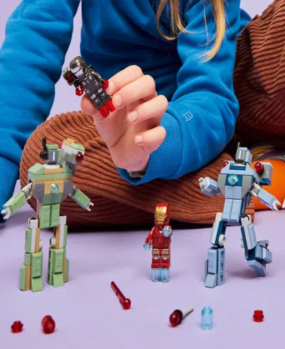 Lego Marvel Iron Man War Machine Vs. Hammer Drones 76320, 204 Pieces In Multi