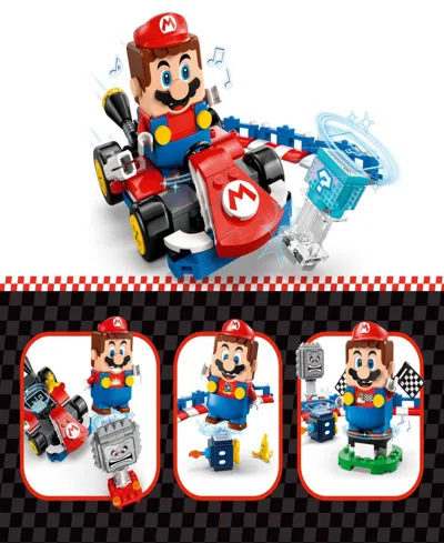Lego Super Mario Mario Kart Interactive  Mario Standard Kart 72043 Toy Building Set, 278 Pieces In Multi