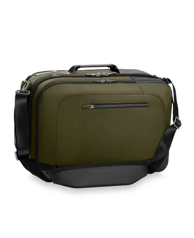Briggs & Riley Medium Convertible Backpack Duffle Bag In Green