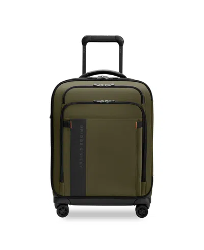 Briggs & Riley Zdx Essential 22-inch Expandable Carry-on Spinner Suitcase In Green