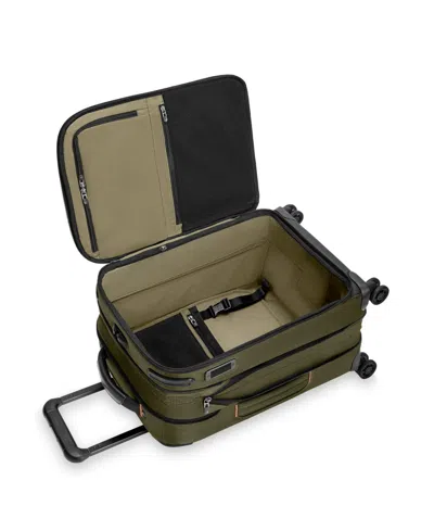 Briggs & Riley Zdx Essential 22-inch Expandable Carry-on Spinner Suitcase In Green