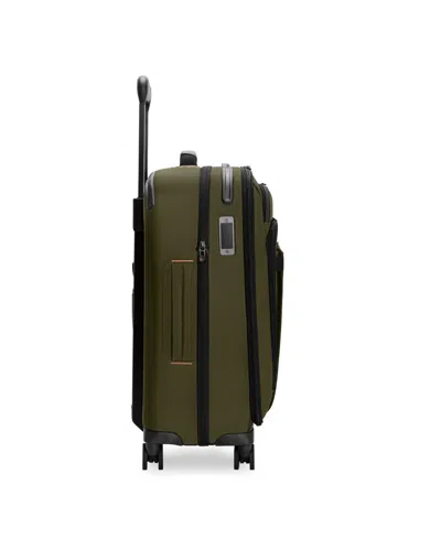 Briggs & Riley Zdx Essential 22-inch Expandable Carry-on Spinner Suitcase In Green