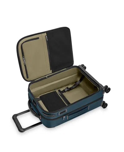 Briggs & Riley Zdx Essential 22-inch Expandable Carry-on Spinner Suitcase In Blue