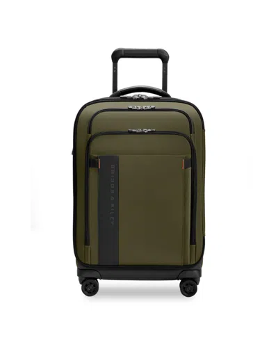Briggs & Riley Zdx Essential 22-inch Expandable Carry-on Spinner Suitcase In Green