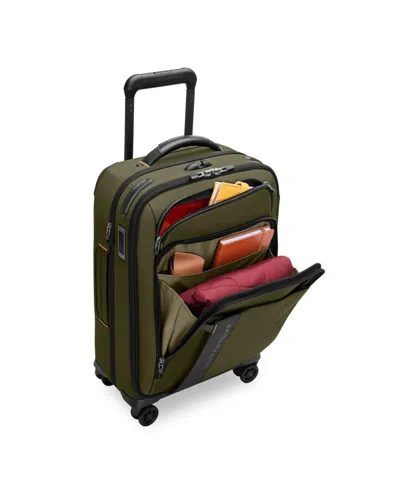 Briggs & Riley Zdx Essential 22-inch Expandable Carry-on Spinner Suitcase In Green