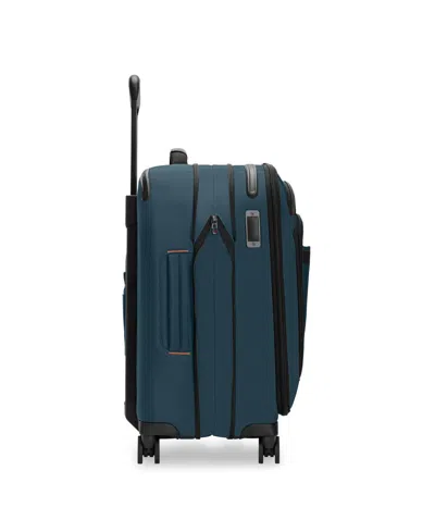 Briggs & Riley Zdx Essential 22-inch Expandable Carry-on Spinner Suitcase In Blue