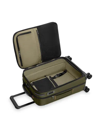 Briggs & Riley Zdx Essential 22-inch Expandable Carry-on Spinner Suitcase In Green
