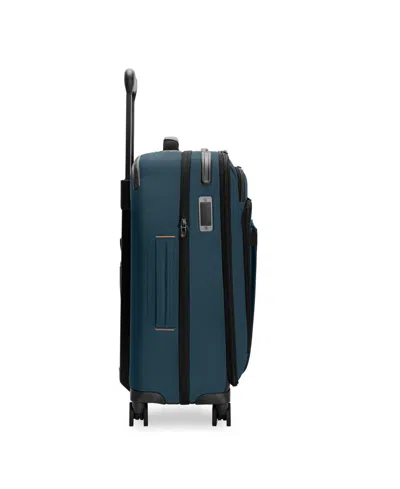 Briggs & Riley Zdx Essential 22-inch Expandable Carry-on Spinner Suitcase In Blue