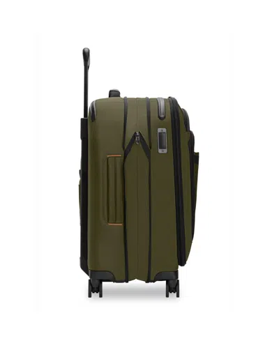 Briggs & Riley Zdx Essential 22-inch Expandable Carry-on Spinner Suitcase In Green
