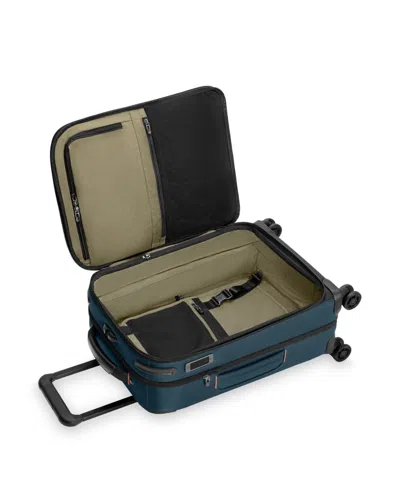 Briggs & Riley Zdx Essential 22-inch Expandable Carry-on Spinner Suitcase In Blue