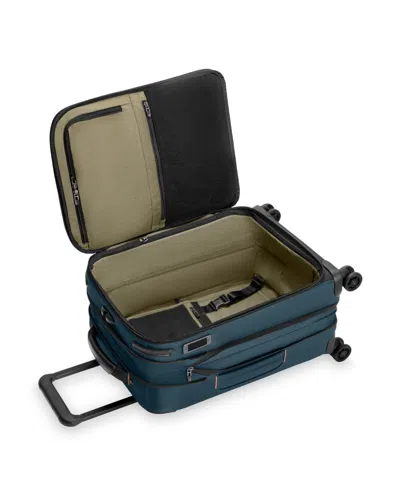 Briggs & Riley Zdx Essential 22-inch Expandable Carry-on Spinner Suitcase In Blue