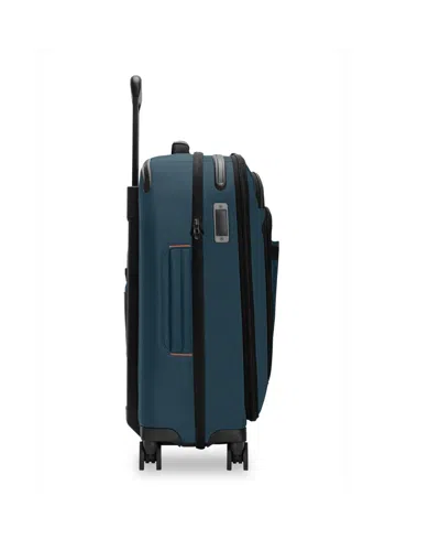 Briggs & Riley Zdx Essential 22-inch Expandable Carry-on Spinner Suitcase In Blue