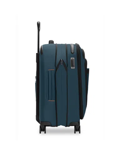 Briggs & Riley Zdx Essential 22-inch Expandable Carry-on Spinner Suitcase In Blue