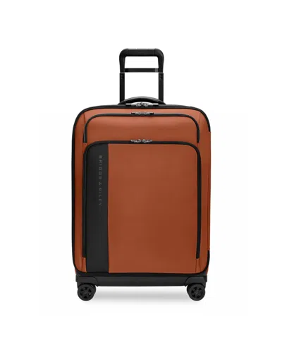 Briggs & Riley Canyon Zdx Medium 4-wheel Spinner Expandable Suitcase 66cm In Brown