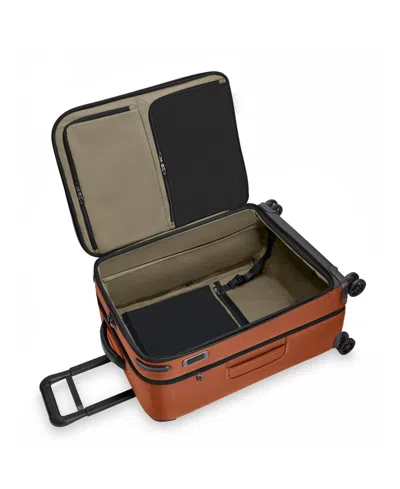 Briggs & Riley Canyon Zdx Medium 4-wheel Spinner Expandable Suitcase 66cm In Brown