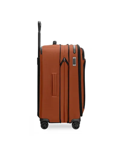 Briggs & Riley Canyon Zdx Medium 4-wheel Spinner Expandable Suitcase 66cm In Brown