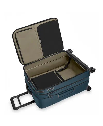 Briggs & Riley Ocean Zdx Medium Expandable Four-wheel Woven Suitcase 66cm In Blue