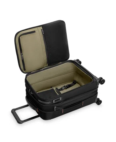Briggs & Riley Zdx Essential 22-inch Expandable Carry-on Spinner Suitcase In Black