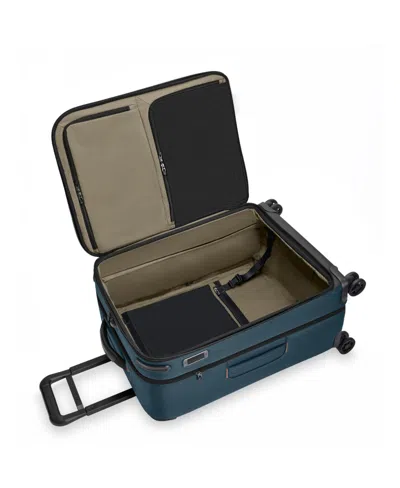 Briggs & Riley Ocean Zdx Medium Expandable Four-wheel Woven Suitcase 66cm In Blue