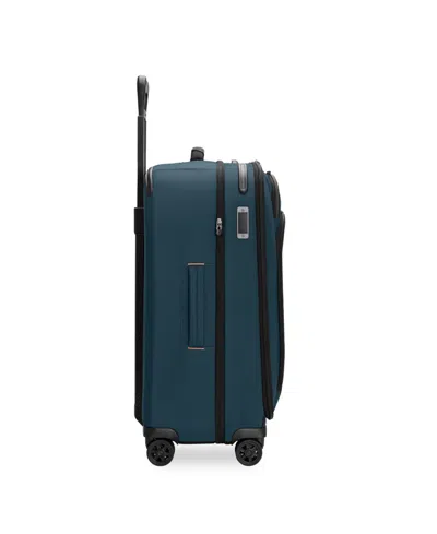 Briggs & Riley Ocean Zdx Medium Expandable Four-wheel Woven Suitcase 66cm In Blue