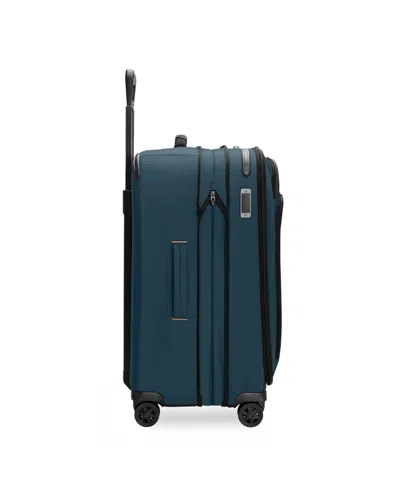 Briggs & Riley Ocean Zdx Medium Expandable Four-wheel Woven Suitcase 66cm In Blue