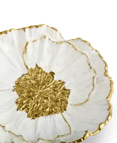 Michael Aram Anemone Catchall Plate In Gold