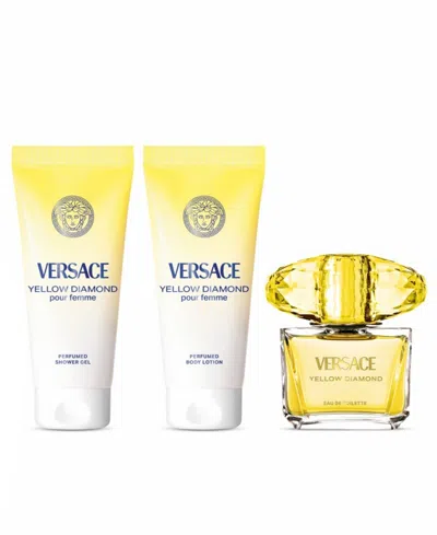Versace Women's 4-pc. Yellow Diamond Eau De Toilette Set In Gold
