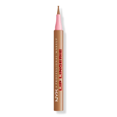 Nyx Professional Makeup Lingerie Lip Liner Stain - Tease U Later In Brown