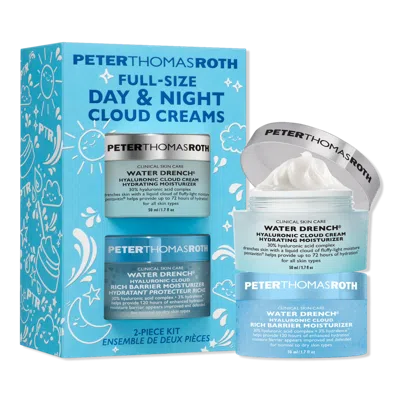 Peter Thomas Roth Day & Night Cloud Creams Full Size Kit In Transparent