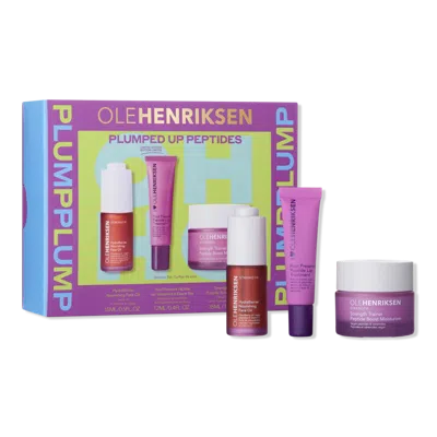 Olehenriksen Plumped Up Peptides Skincare Set In Transparent