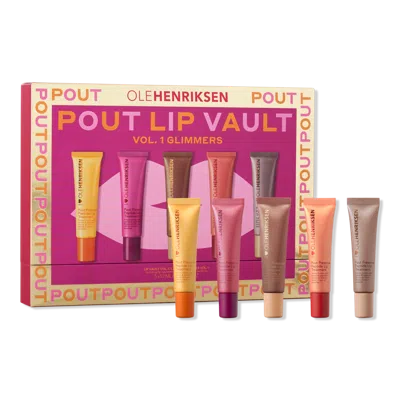 Olehenriksen Pout Preserve Peptide Lip Treatment Glimmer Vault Vol. 1 In Transparent