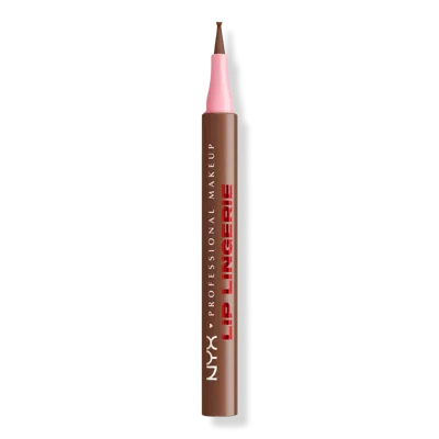 Nyx Professional Makeup Lingerie Lip Liner Stain - Up To No Good In Brown