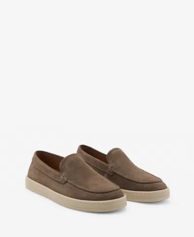 Mango Men's Split Leather Shoes In Brown