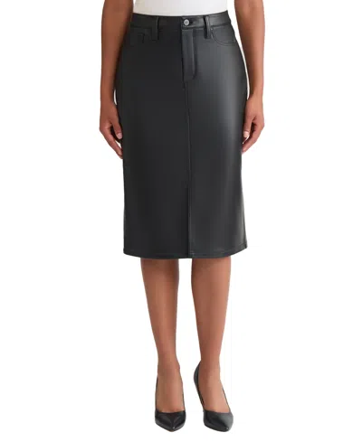 Jones New York Women's Lexington Center Front Slit Midi Skirt In Black